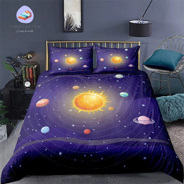 Housse de Couette Espace Système Solaire